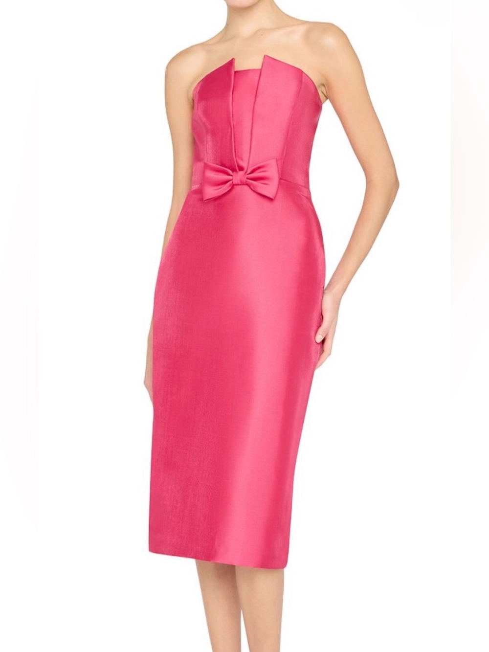 Theia Bridget Strapless Dress. Worn once. Size 10.